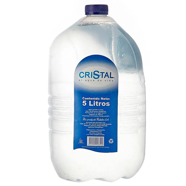 Agua manantial natural 5l