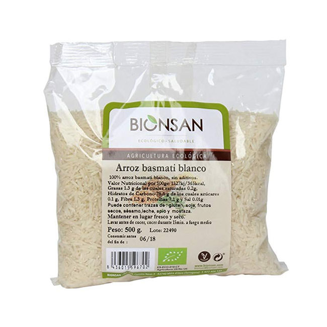 Arroz basmati blanco 500gr