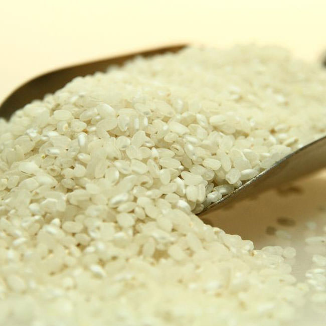 Granel: Arroz redondo blanco