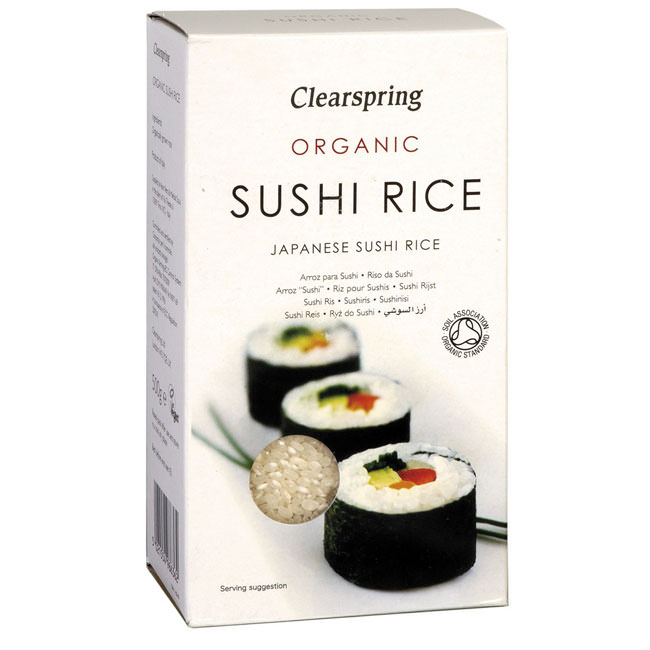 Arroz orgánico para sushi 500g