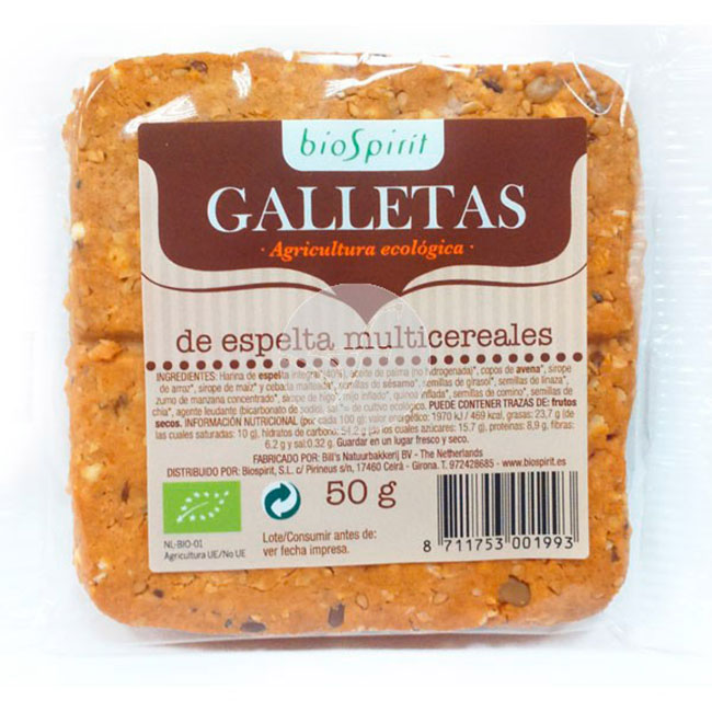 Galleta de espelta multicereales 50gr