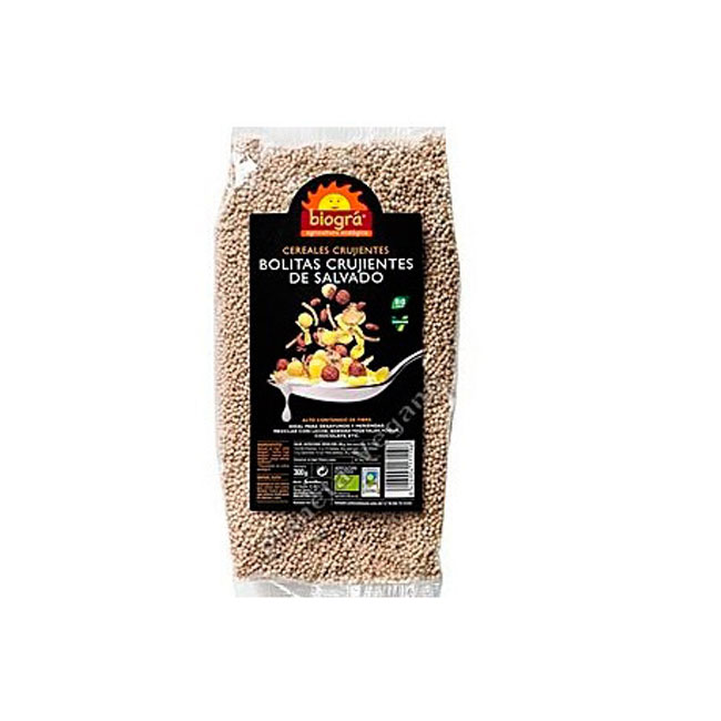 Cereales crujientes: Mini-bolitas de salvado 300g