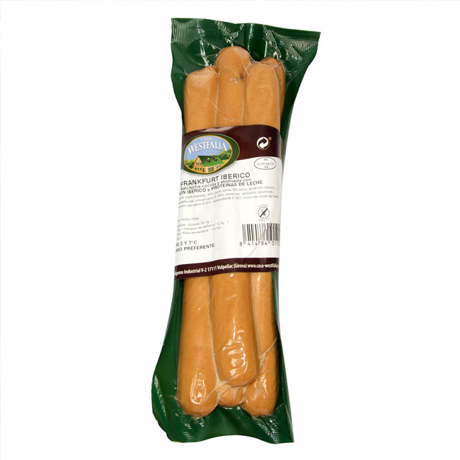 Frankfurt de jamón 330g