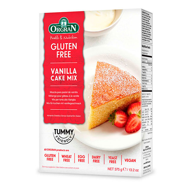 Mix para pastel de vainilla 375gr