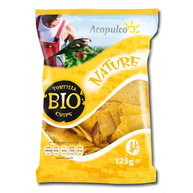 Nachos de maíz 125g