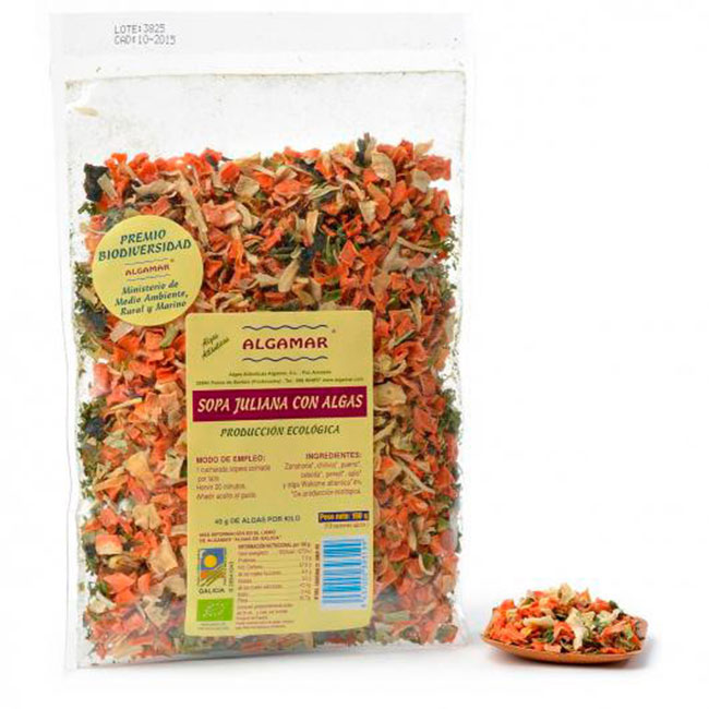 Sopa juliana con algas 150g